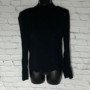 Mango Black Long Sleeve Women's Top